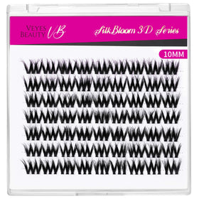 VEYESBEAUTY Lash Clusters in use on model's eyelashes