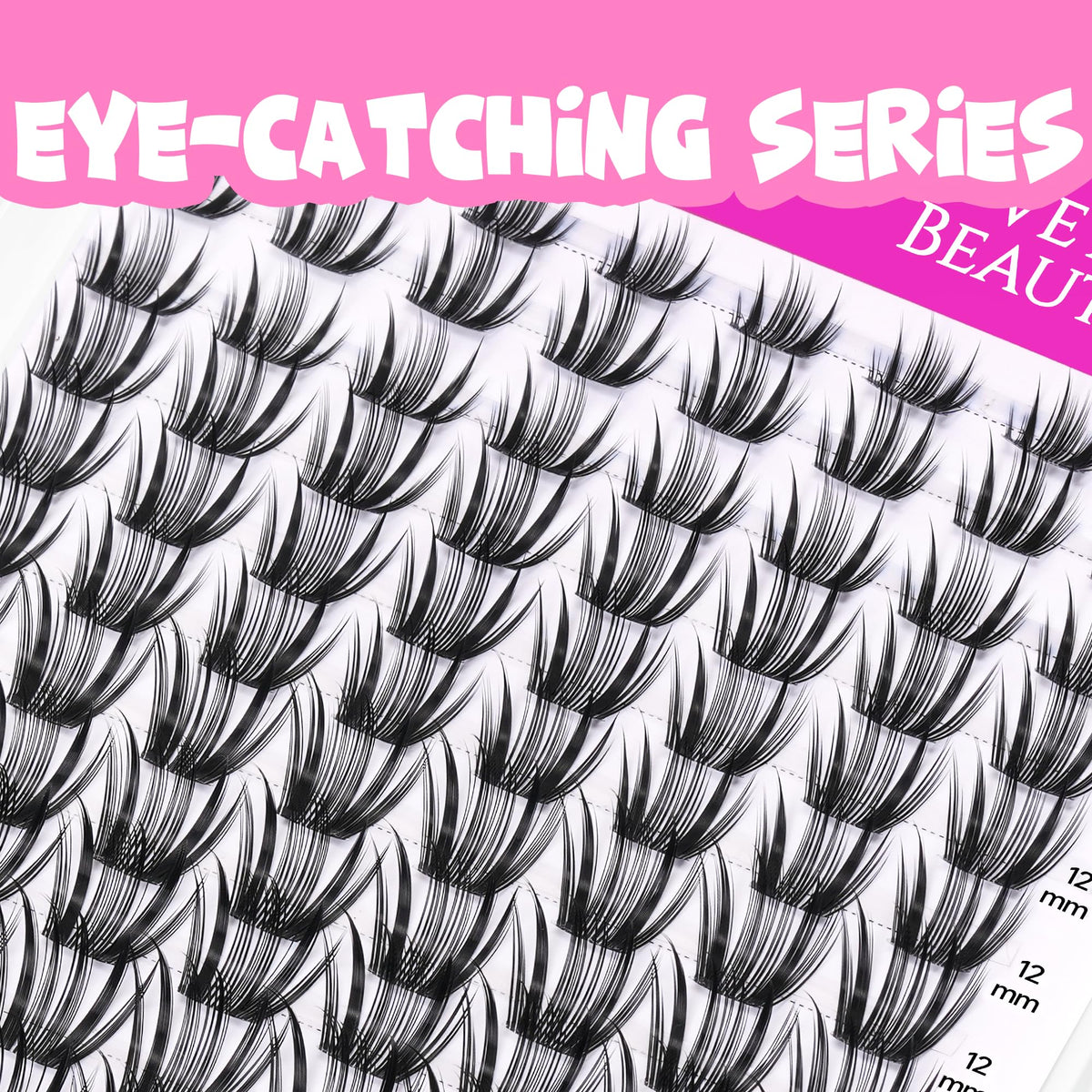 VEYESBEAUTY Lash Clusters Kit packaging display