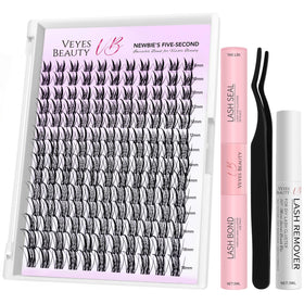 VEYESBEAUTY Lash Clusters Kit packaging front view