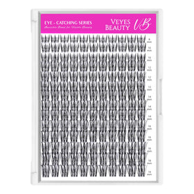 VEYESBEAUTY Lash Clusters Kit with lash bond and sealer