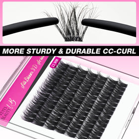 VEYESBEAUTY Lash Clusters tray with multiple clusters