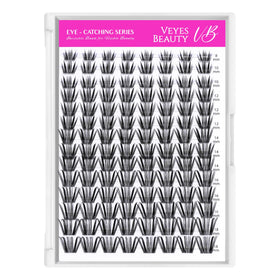 VEYESBEAUTY Lash Clusters with eyelash curler and lash bond