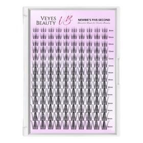 VEYESBEAUTY lash clusters with lash bond and sealer