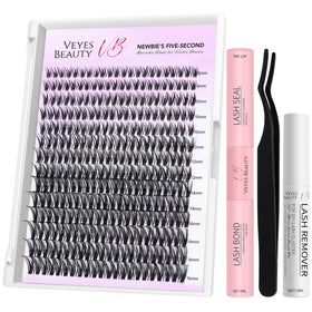 VEYESBEAUTY Ribbon Lash Clusters Kit front view