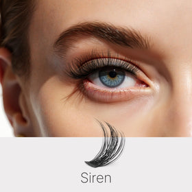 VEYESBEAUTY Siren Lash Clusters close-up of lash tray