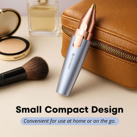VG VOGCREST Eyebrow & Facial Trimmer lifestyle use on cheeks