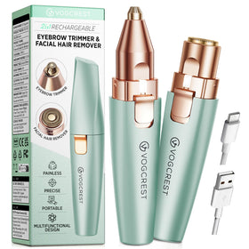 VG VOGCREST Eyebrow Facial Trimmer pastel green front view
