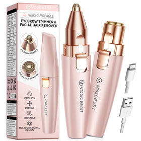 VG VOGCREST Eyebrow Facial Trimmer pink model front view