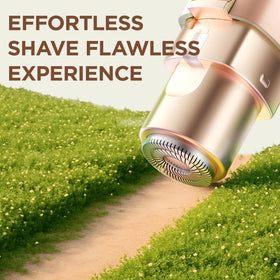 VG VOGCREST facial hair remover with close-up of trimmer head