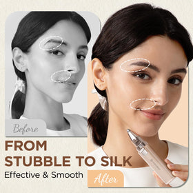 VG VOGCREST facial hair remover with LED light on