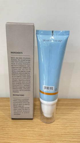 VGO Clear Face Sunscreen SPF 50 on a beach setting
