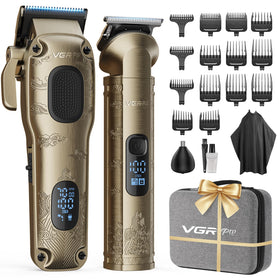 VGRPRO Hair Clippers for Men cordless clipper set with accessories