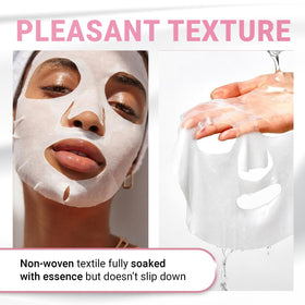 VIABEAUTY Collagen Face Mask ingredients close-up