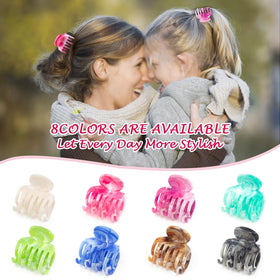 Viabty small hair claw clips in a gift box