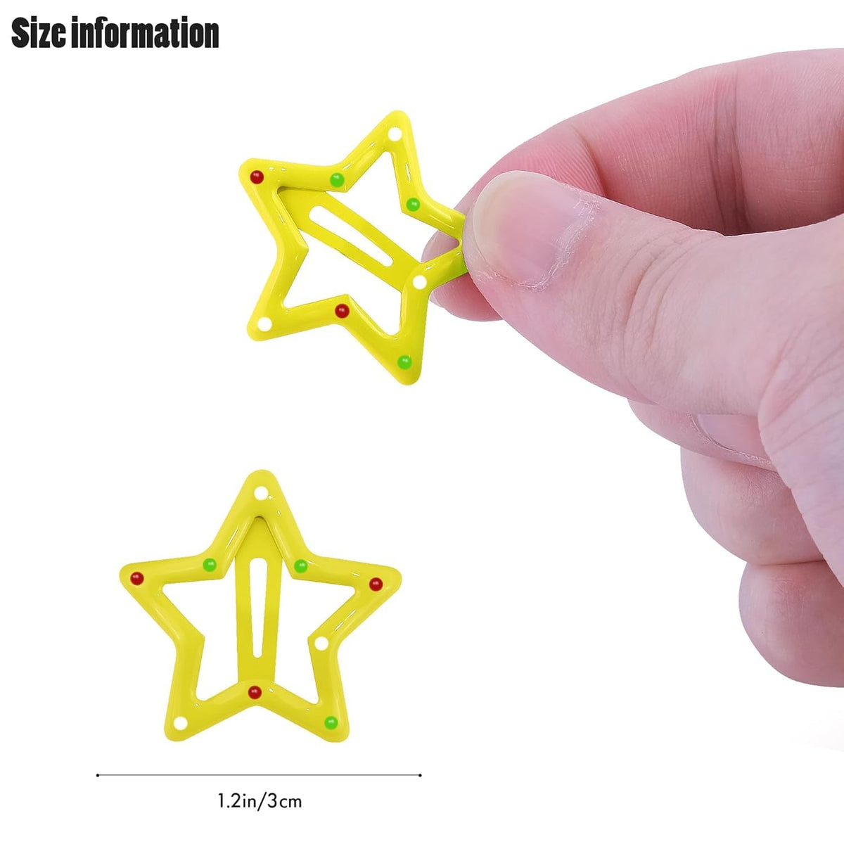 VIBILIA Star Hair Clip close-up showing star shape