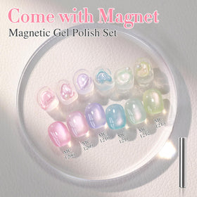 Vibrant nails painted with Double Rhythm Gel Nail Polish