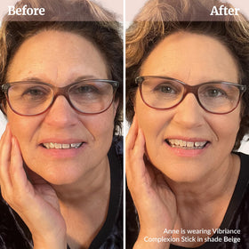 Vibriance Complexion Stick in use for flawless application