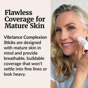 Vibriance Complexion Stick with makeup brush and mirror