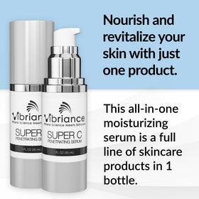 Vibriance Super C Vitamin C Serum bottle side view