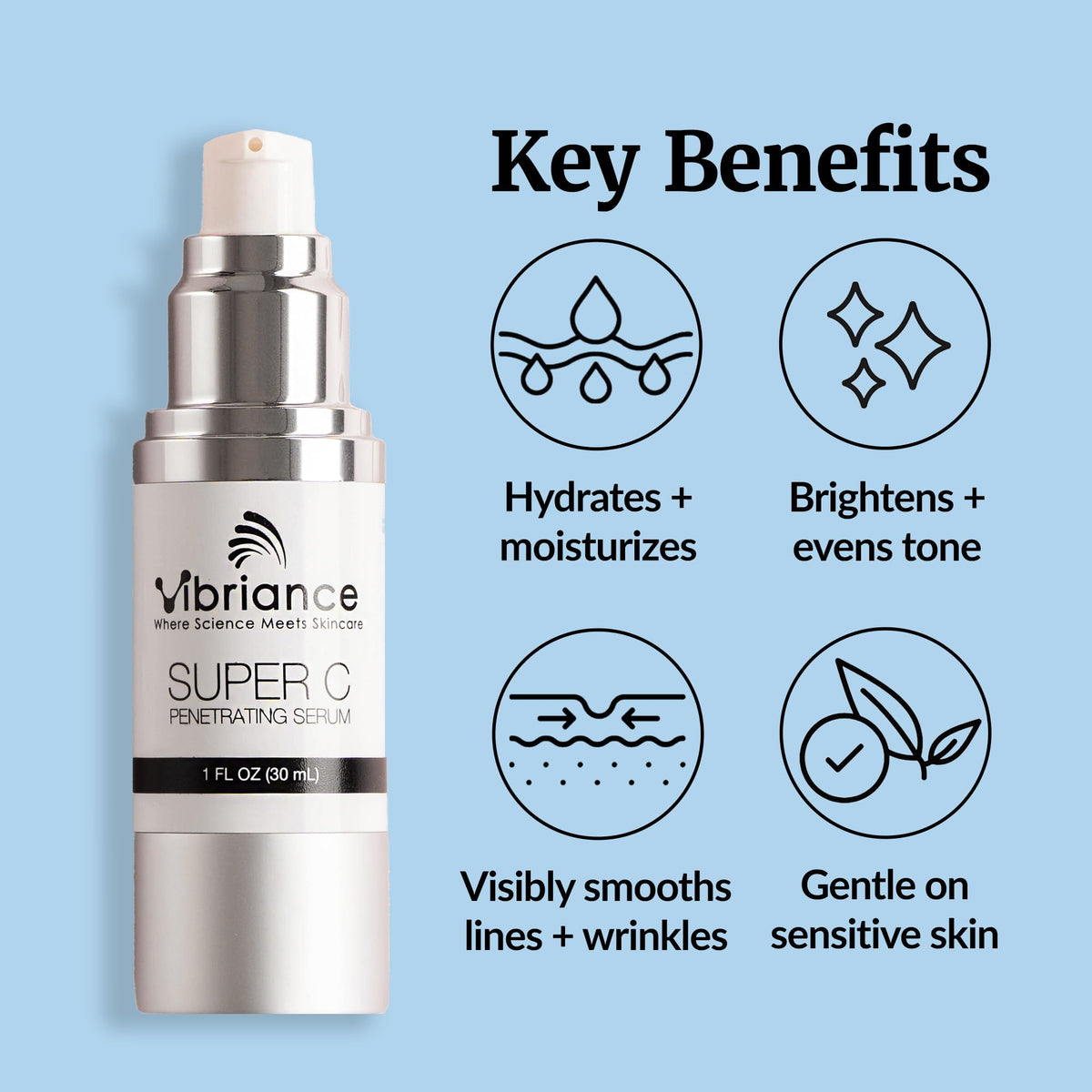 Vibriance Super C Vitamin C Serum packaging