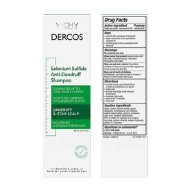 VICHY Dercos Dandruff Shampoo 240g packaging details