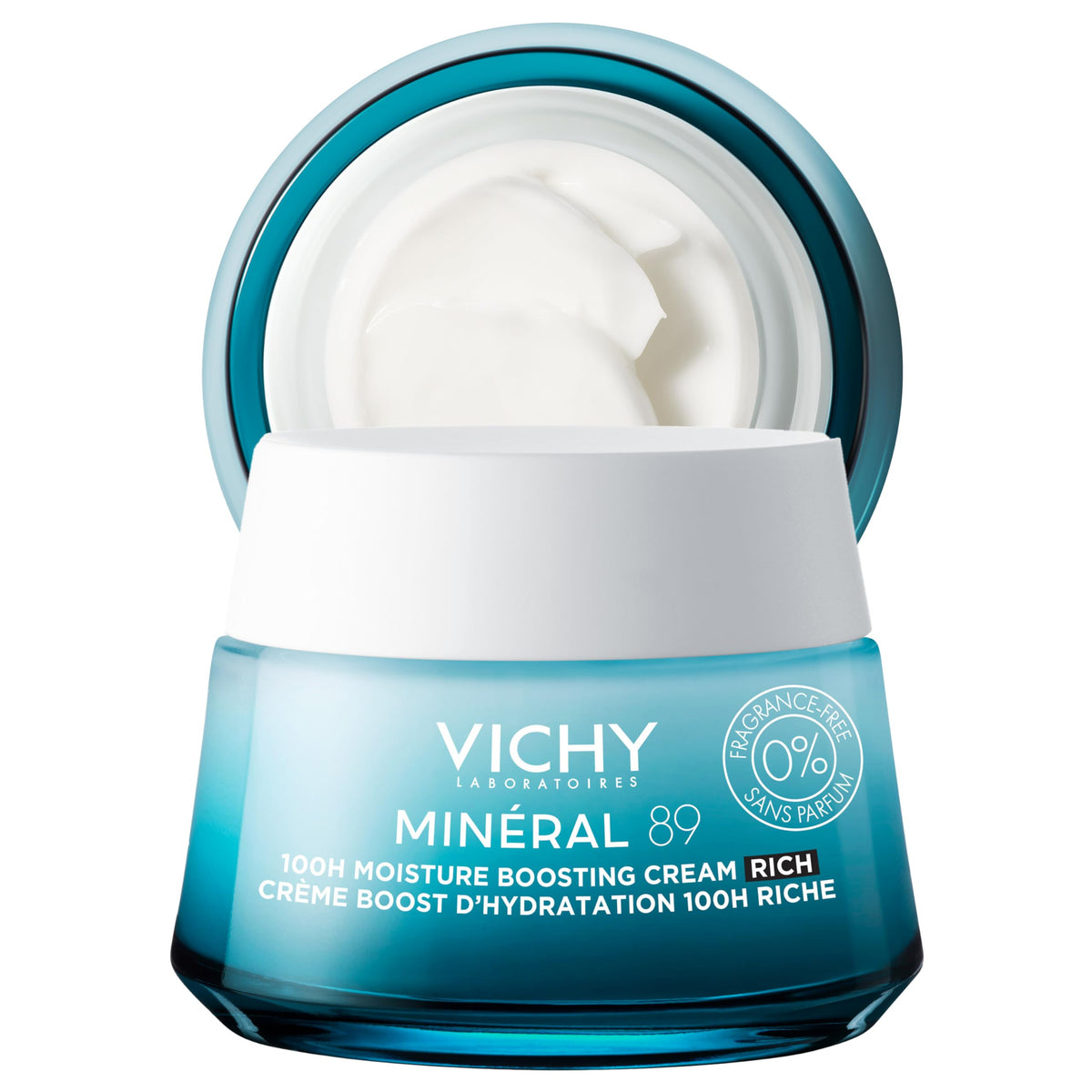 VICHY Mineral 89 100H Rich Face Cream 1.69oz front view