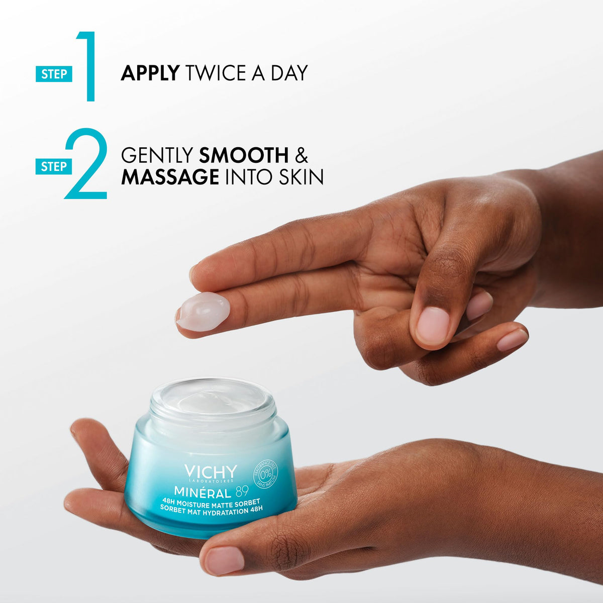 VICHY Minéral 89 Gel Moisturizer lifestyle scene