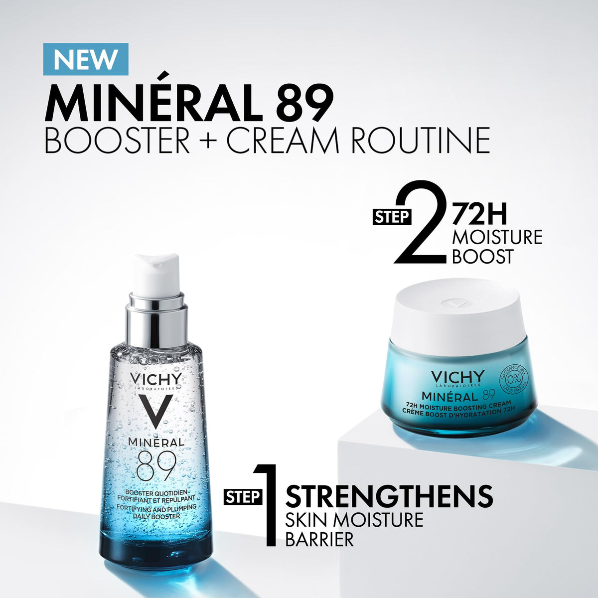 VICHY Mineral 89 Lightweight Face Cream side view