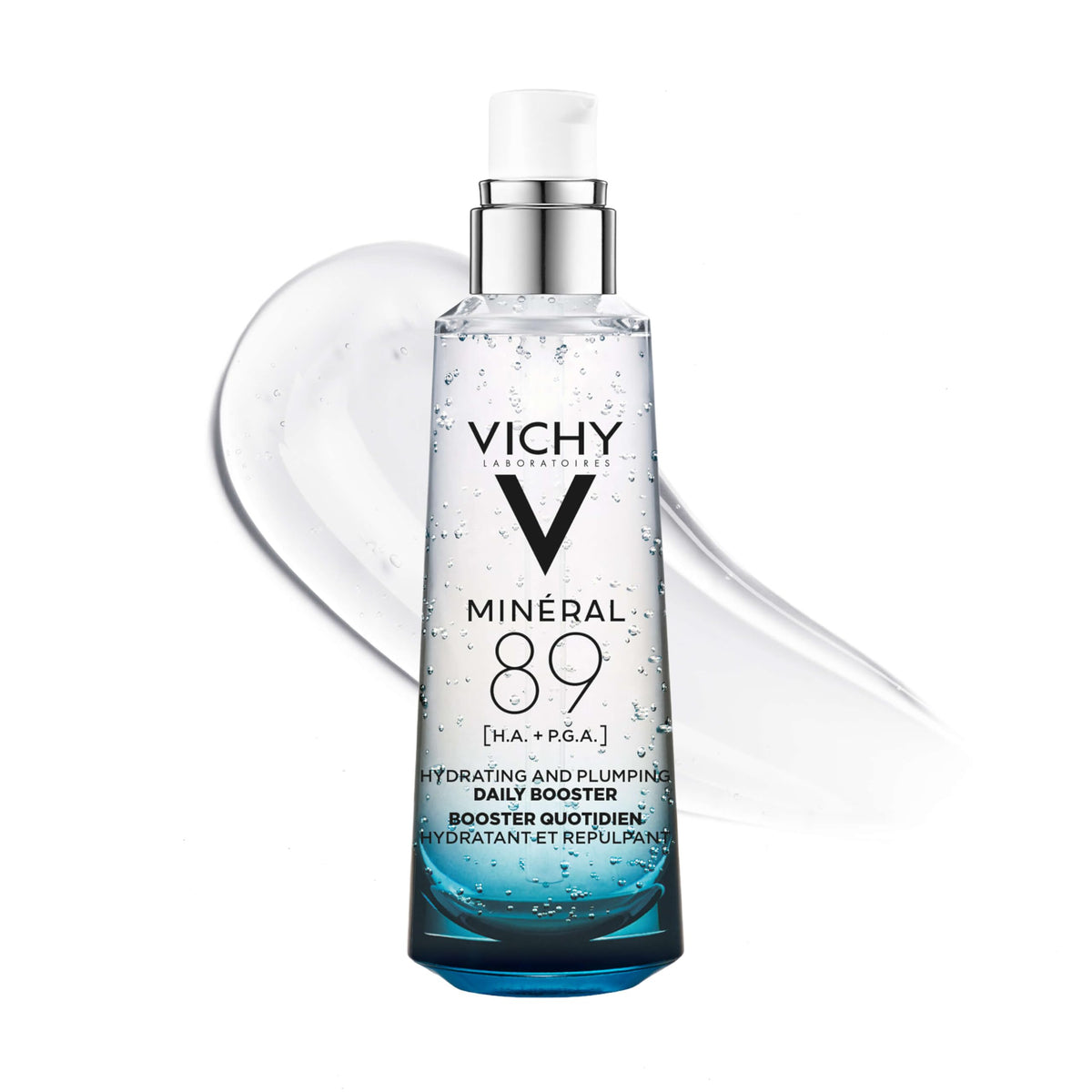 VICHY Mineral 89 support Hyaluronic Acid Serum 2.5oz front view