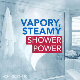 Vicks VapoShower Plus shower steamers in a bathroom setting