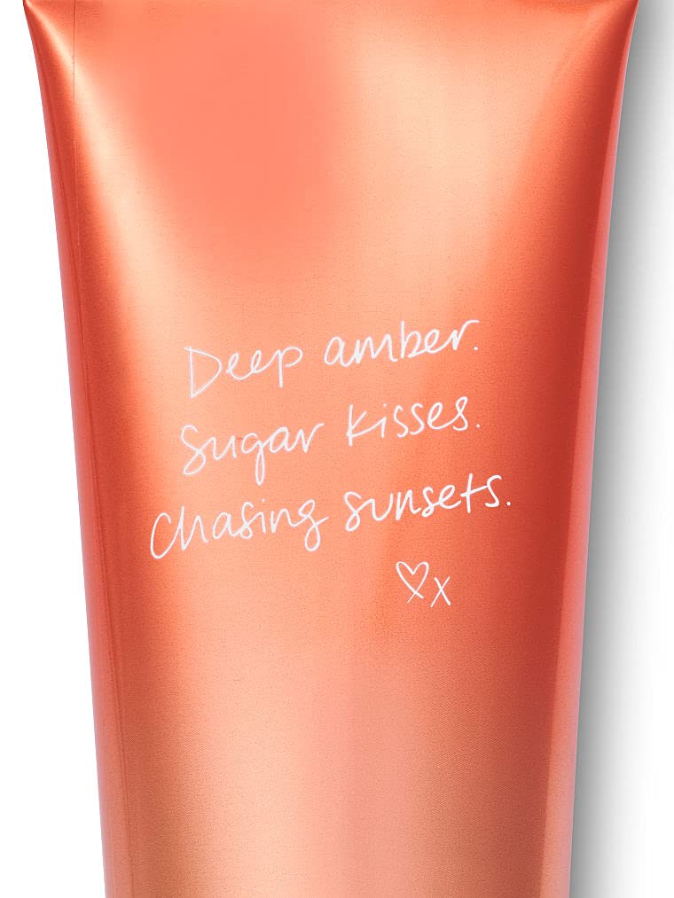 Victoria's Secret Amber Romance Body Lotion bottle side view