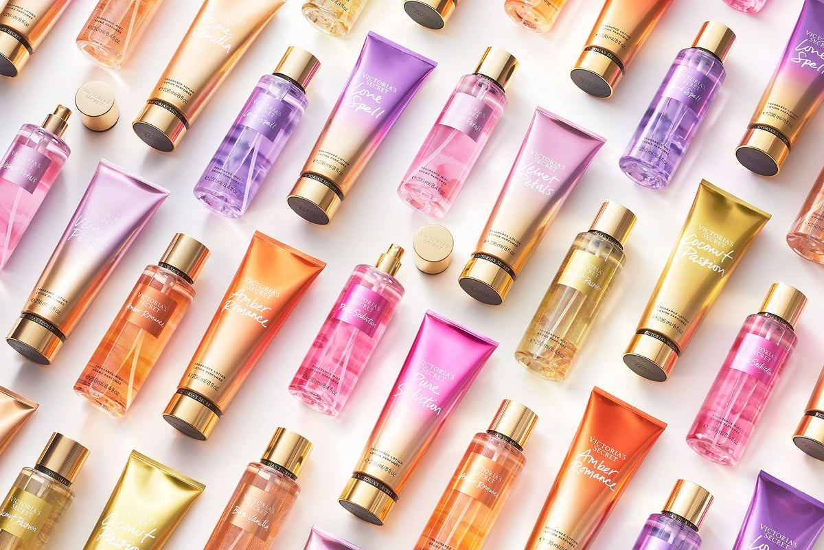 Victoria's Secret Amber Romance Body Lotion packaging details