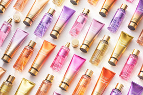 Victoria's Secret Amber Romance Body Lotion packaging details