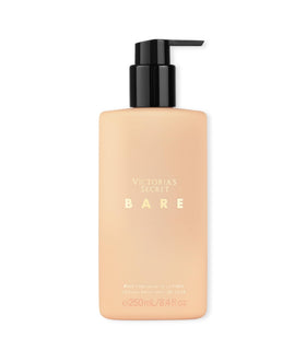 Victoria's Secret Bare Fragrance Body Lotion back view showing ingredients