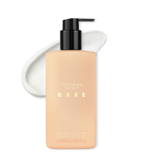 Victoria's Secret Bare Fragrance Body Lotion front view with floral design