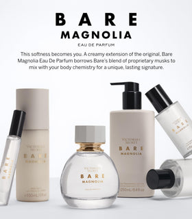 Victoria's Secret Bare Magnolia Fine Fragrance Mist packaging details