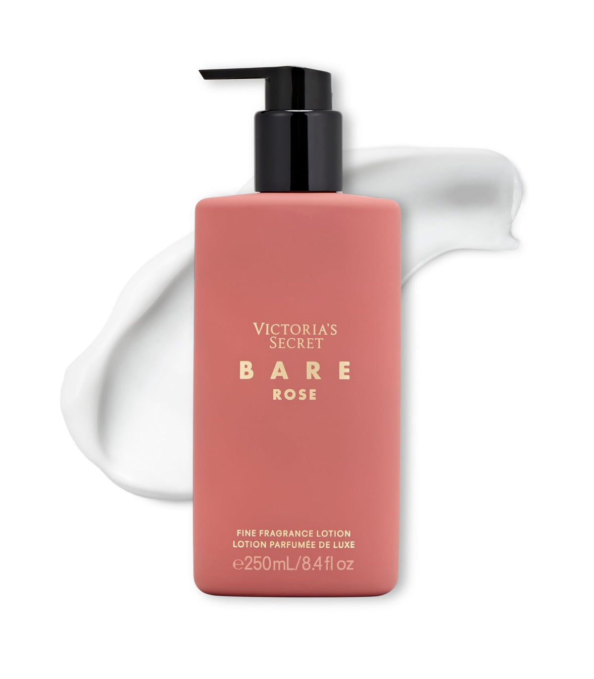 Victoria's Secret Bare Rose Fine Fragrance Lotion front view