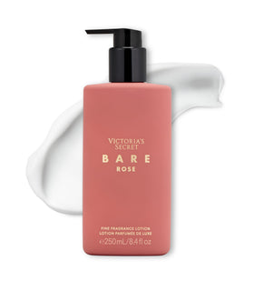 Victoria's Secret Bare Rose Fine Fragrance Lotion front view