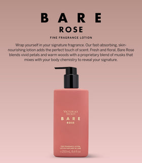 Victoria's Secret Bare Rose Lotion side view