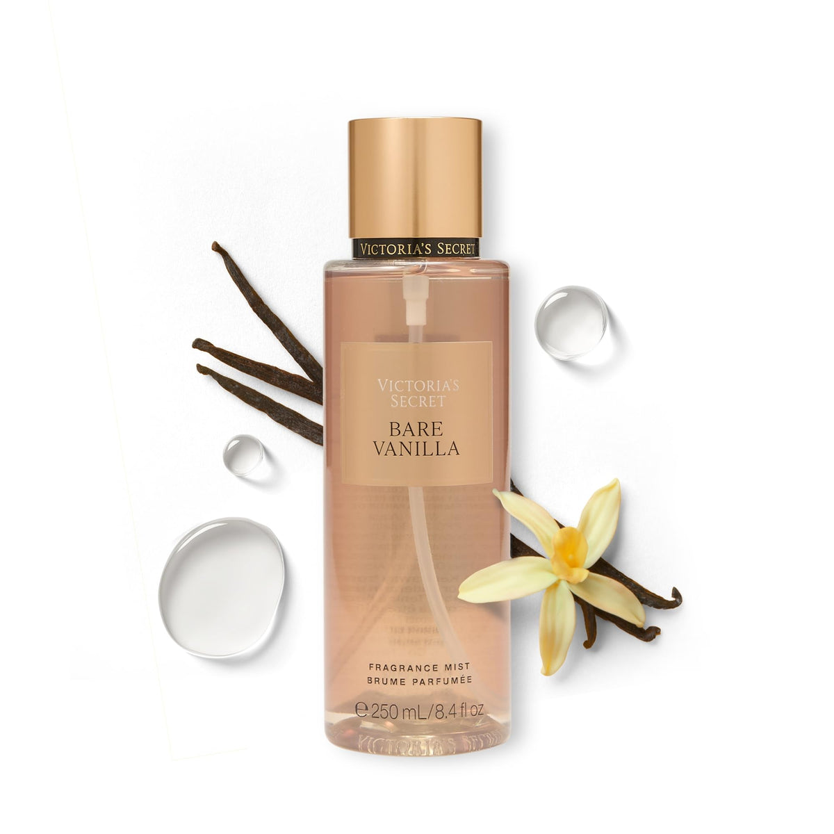 Victoria's Secret Bare Vanilla lotion bottle close-up