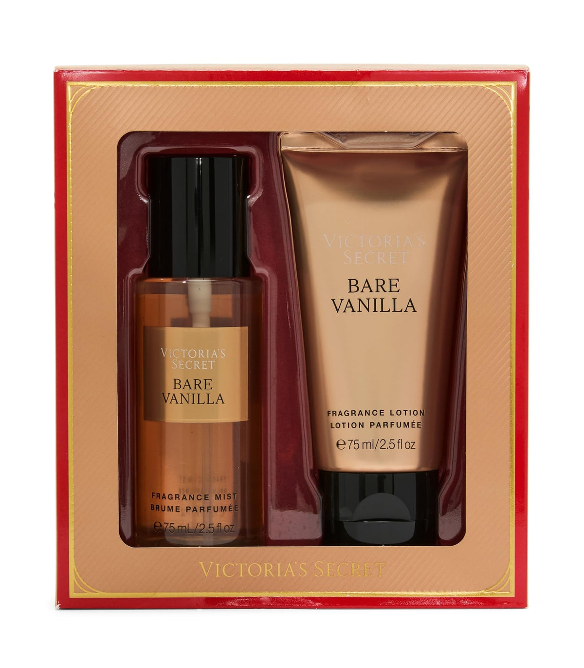 Victoria's Secret Bare Vanilla Mini Fragrance Duo Gift Set including mist and lotion
