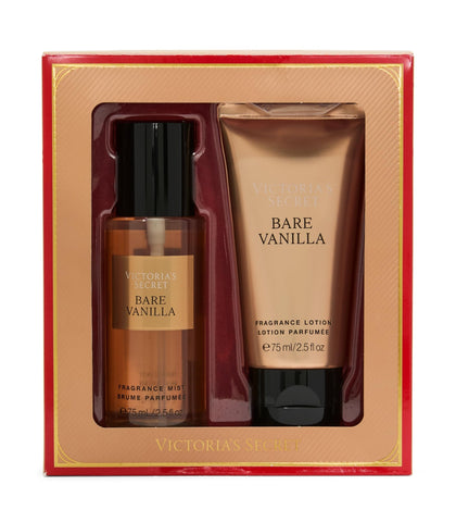 Victoria's Secret Bare Vanilla Mini Fragrance Duo Gift Set including mist and lotion