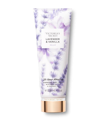 Victoria's Secret Body Fragrance Lotion Lavender Vanilla front view
