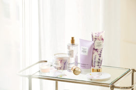 Victoria's Secret Body Fragrance Lotion Lavender Vanilla with packaging