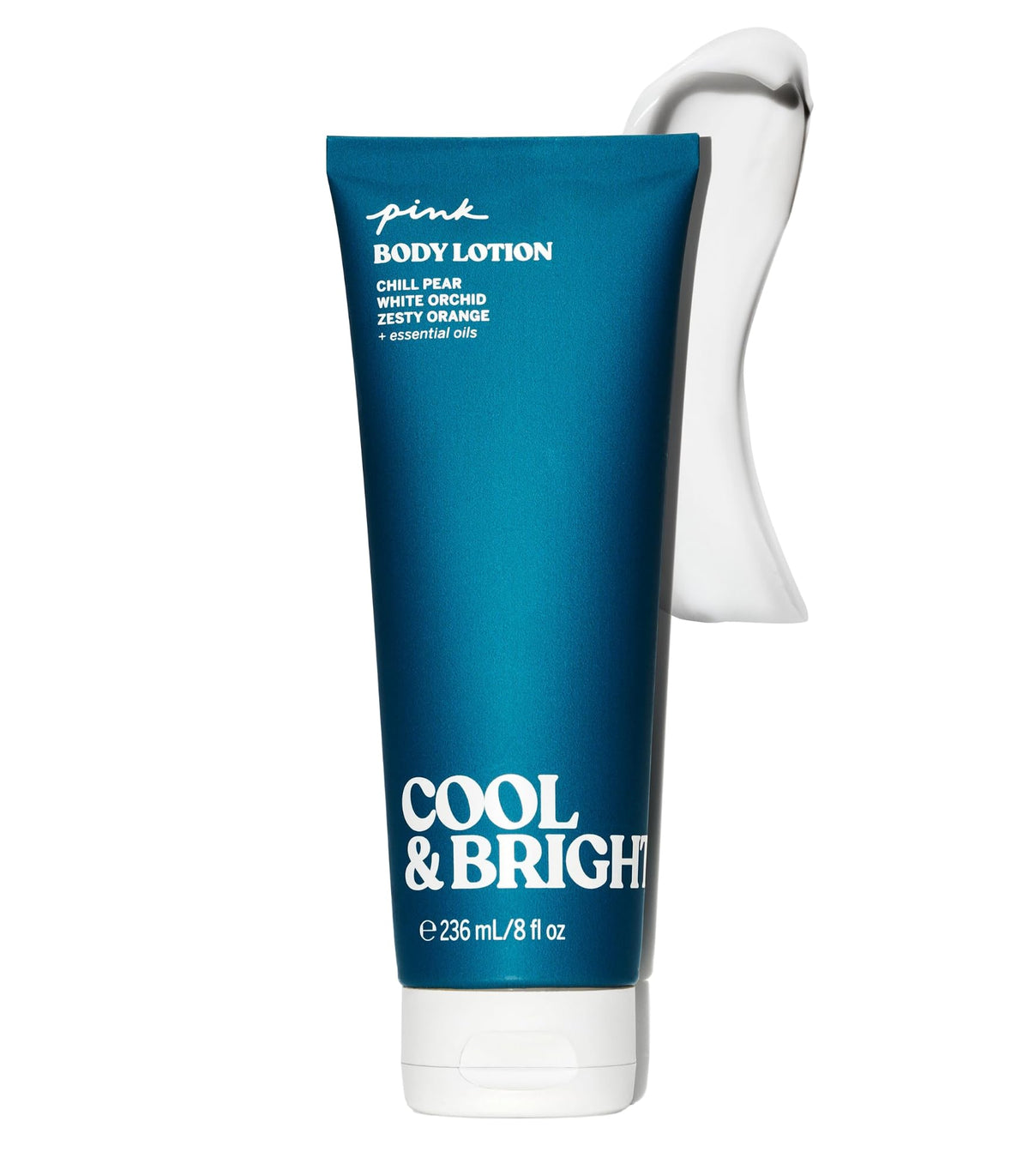 Victoria's Secret Body Fragrance Lotion Pink Cool & Bright front view