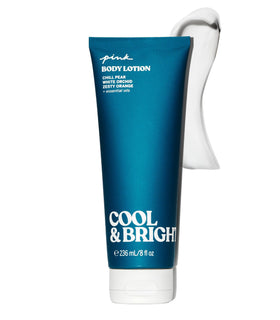Victoria's Secret Body Fragrance Lotion Pink Cool & Bright front view
