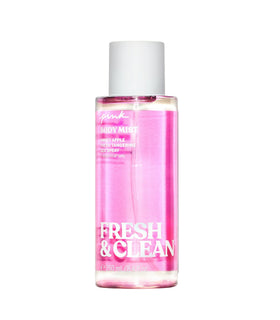 Victoria's Secret Body Fragrance Mist Pink Fresh & Clean front view