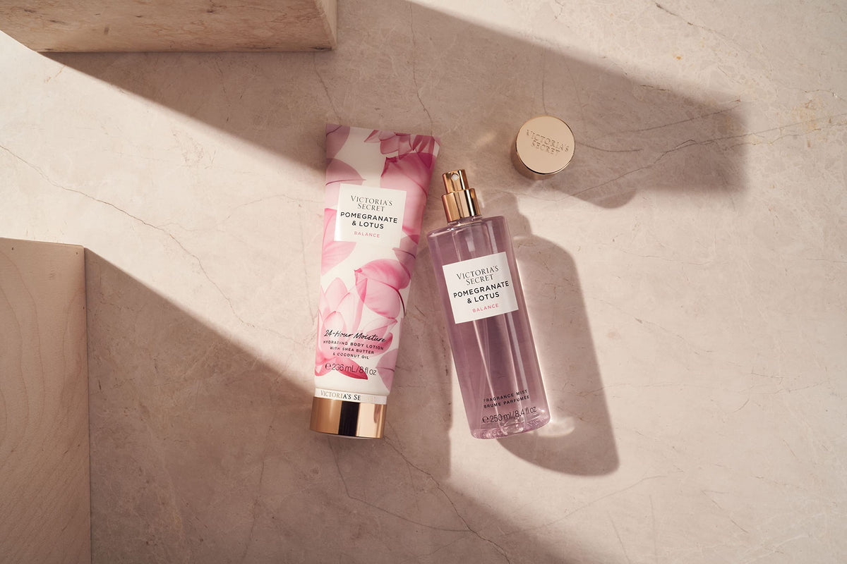 Victoria's Secret Body Lotion Pomegranate & Lotus side view
