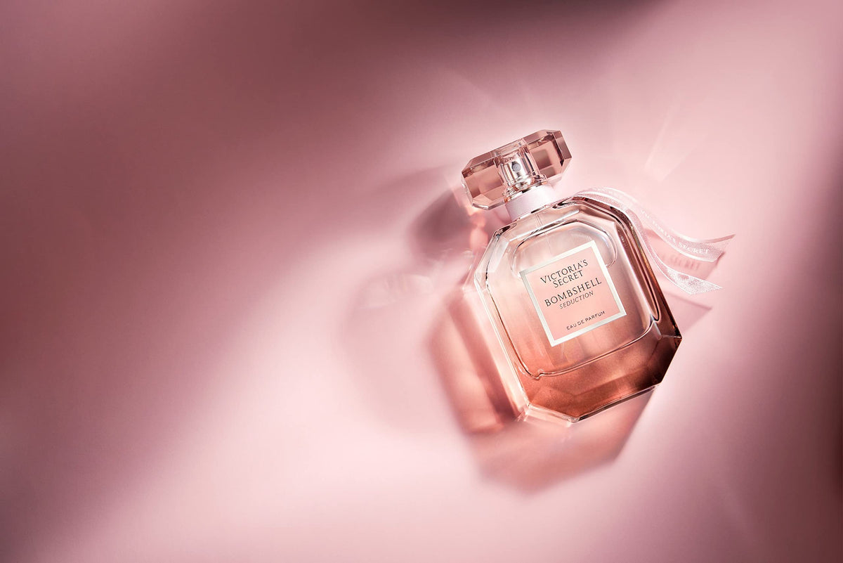 Victoria's Secret Bombshell Seduction Mist in lifestyle setting