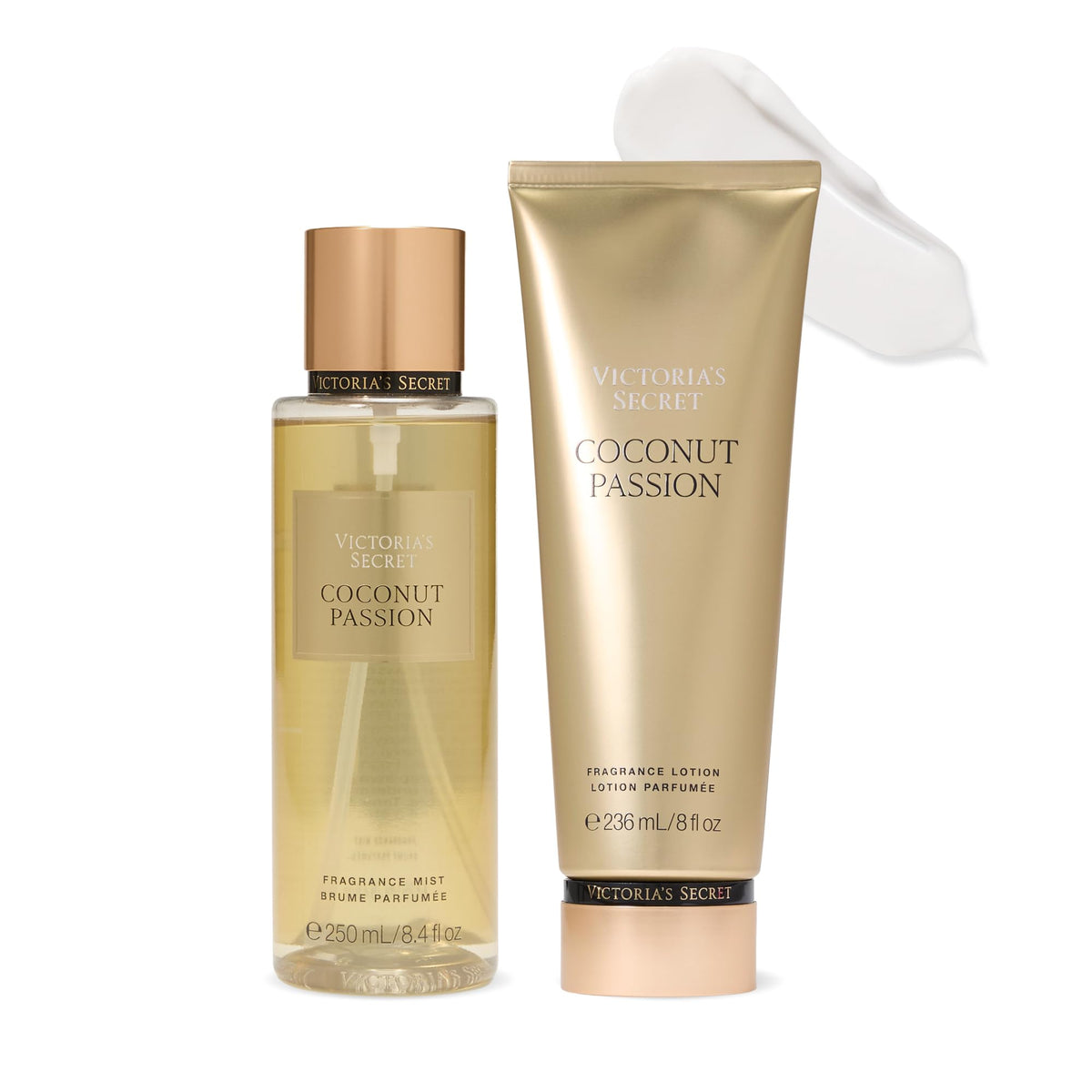 Victoria's Secret Coconut Passion Mist & Lotion Set front view